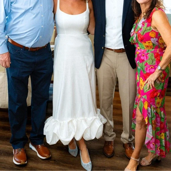 Show Me Your MuMu White Wedding Dress - Picture 3 of 3